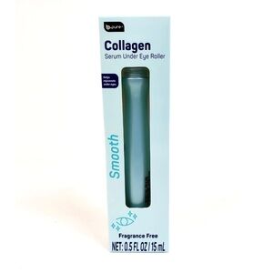 Collagen Serum Under Eye Roller Smooth Fragrance Free 0.5 FL Oz New